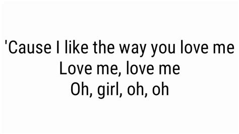 i love the way you like lyrics